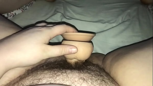 HAIRY PUSSY FUCKED BY DILDO